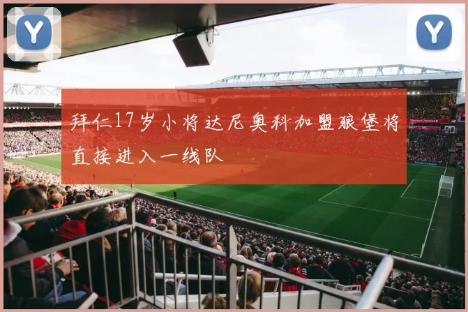 拜仁17岁小将达尼奥科加盟狼堡将直接进入一线队